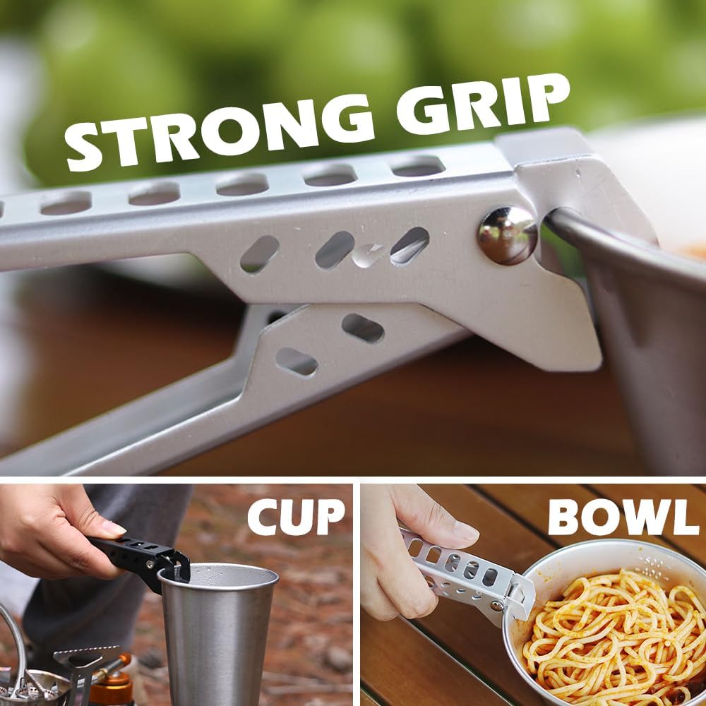 Camping Cooking Accessories Set - Outdoor Hitzebeständige Topf Greifer Camping Kochgeschirr