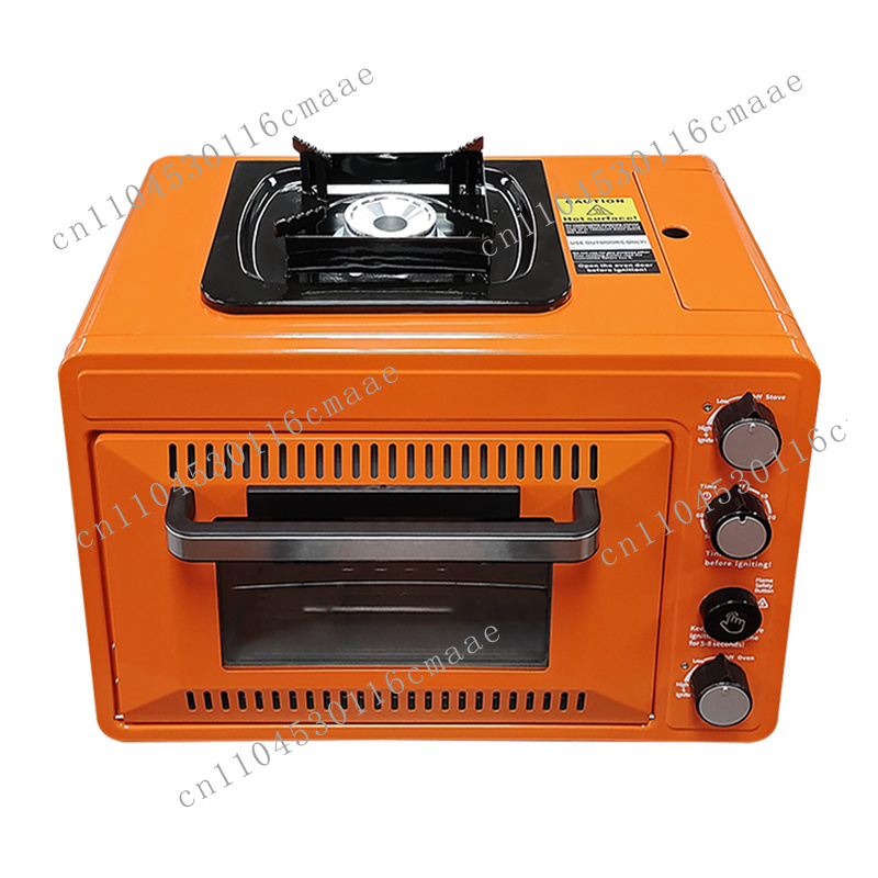 Camping Cooking Gas Stove Portable Tool - Professioneller Outdoor-Gasgrill mit Kochfeld, Doppel-Butan-Gaskocher für