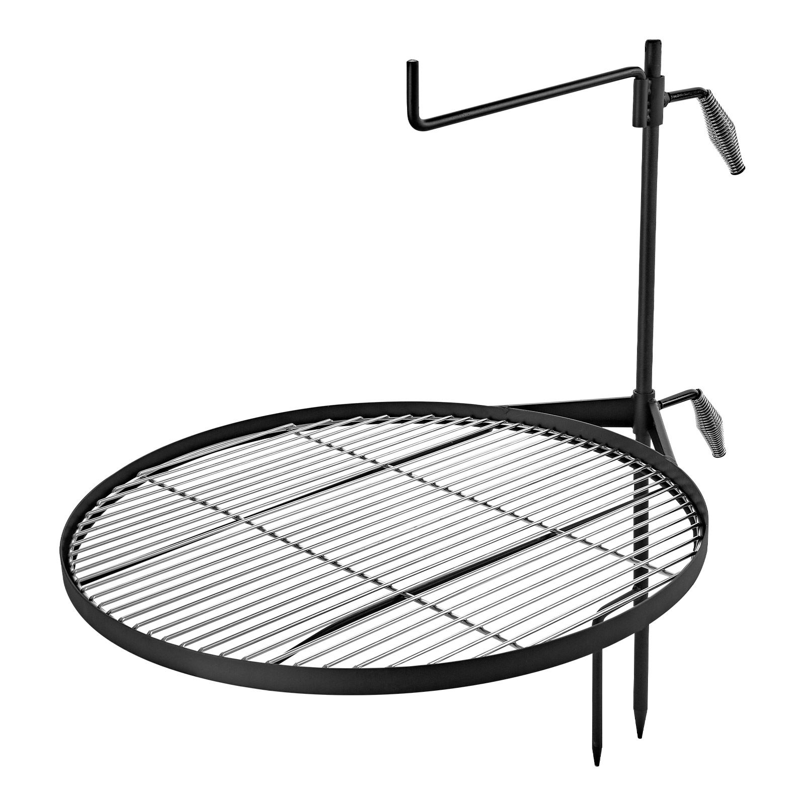 Camping Cooking Open Fire - Robuster Drehbarer Lagerfeuer-Grill, 62 cm Runder