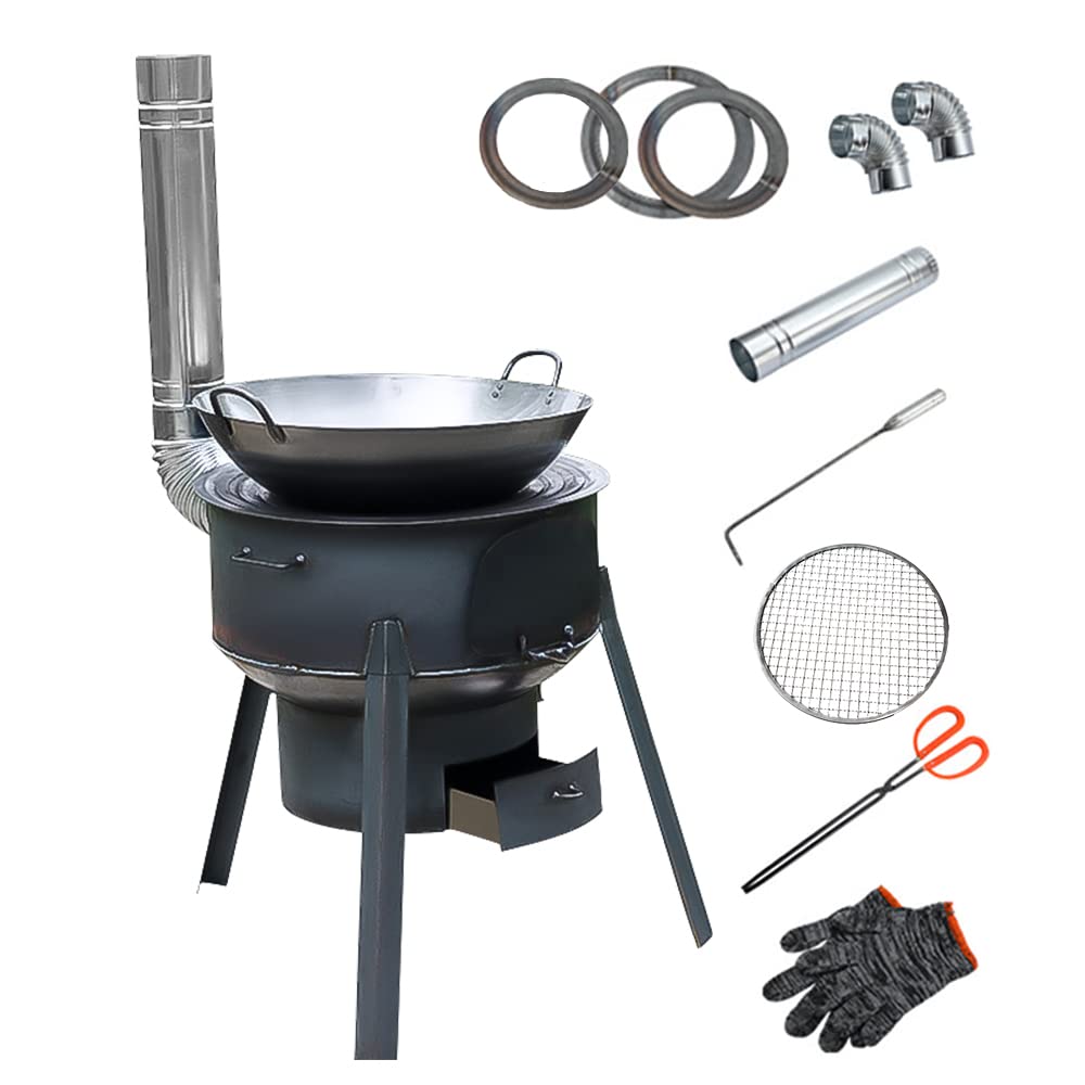 Camping Cooking Hot Plate - 43cm tragbarer abnehmbarer Outdoor-Kochherd beweglicher Camping