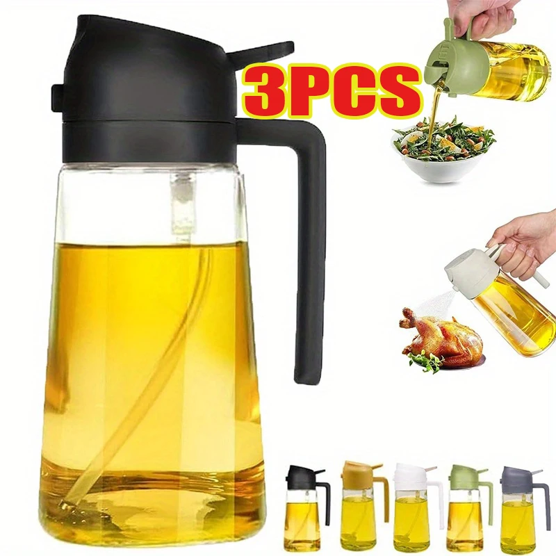 Camping Cooking Kitchen Set - Ölspray 2-in-1 Kunststoff Haushalt Küche Ölsprühflasche