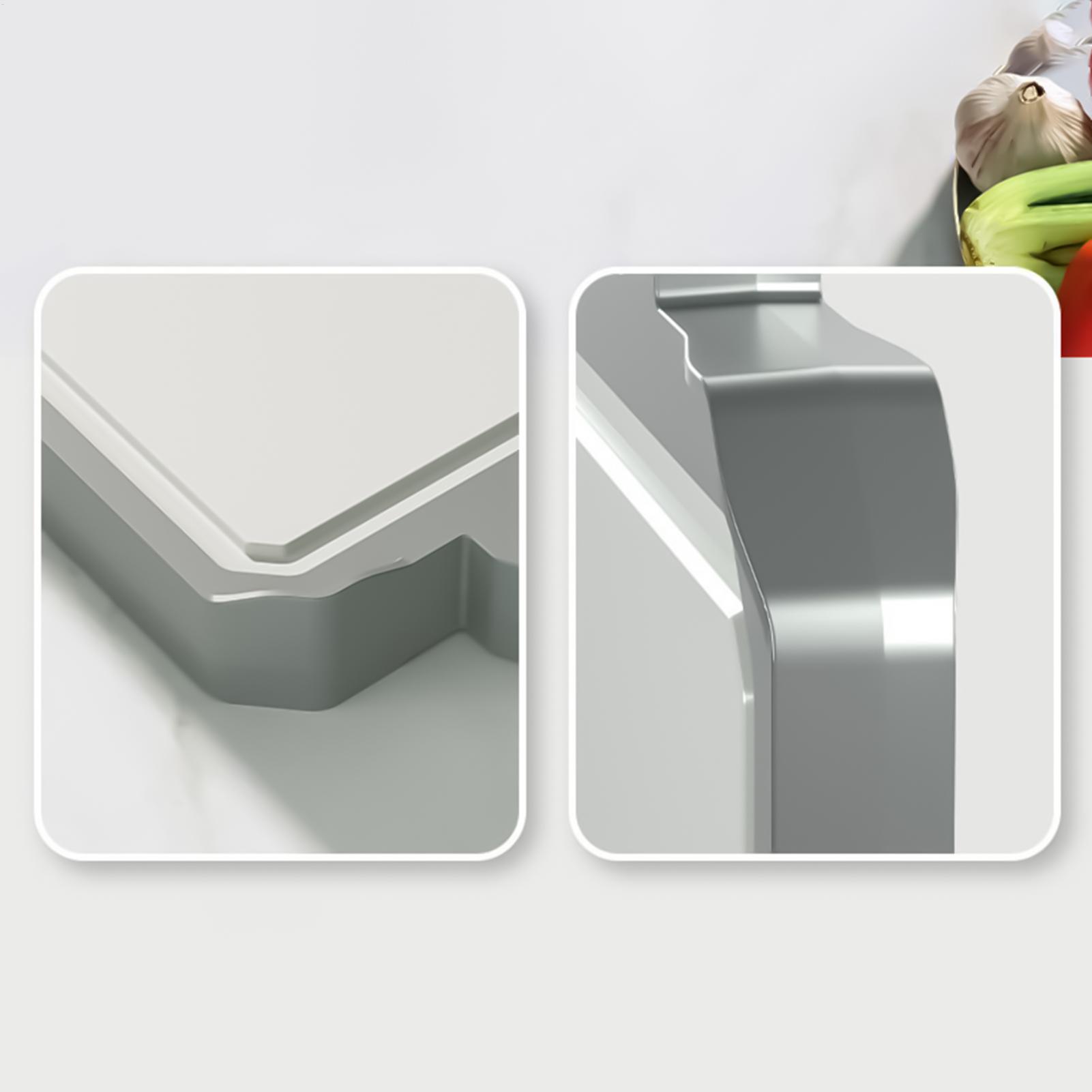 Camp Cutting Board - Doppelseitiges Schneidebrett, Küchenschneidebrett, rutschfeste Matte, Lebensmittelqualität