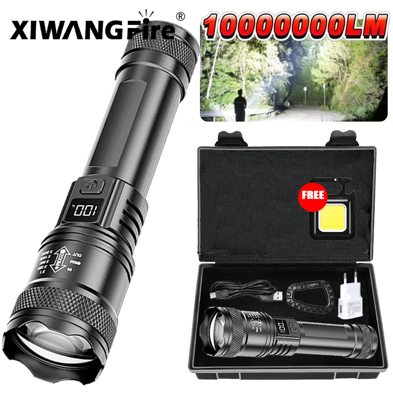 Camping Cooking Fish - Ultrahelle LED-Taschenlampe, 2000 lm, Typ C,