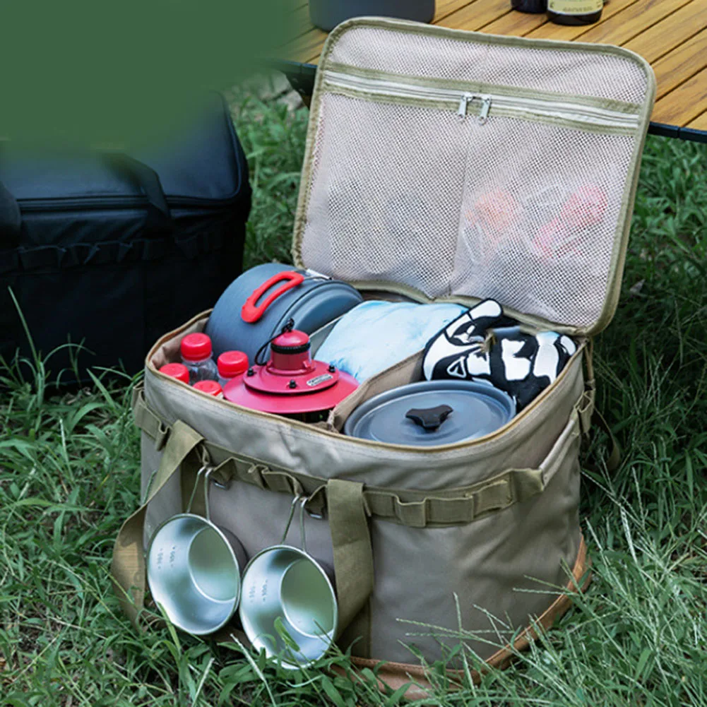 Camping Cooking Kit Box - Outdoor Camping Aufbewahrung tasche Picknick verschiedene