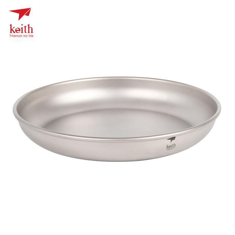 Camping Cooking Disc - Keith Titanplatte Camping Titangeschirr 150 ml-450