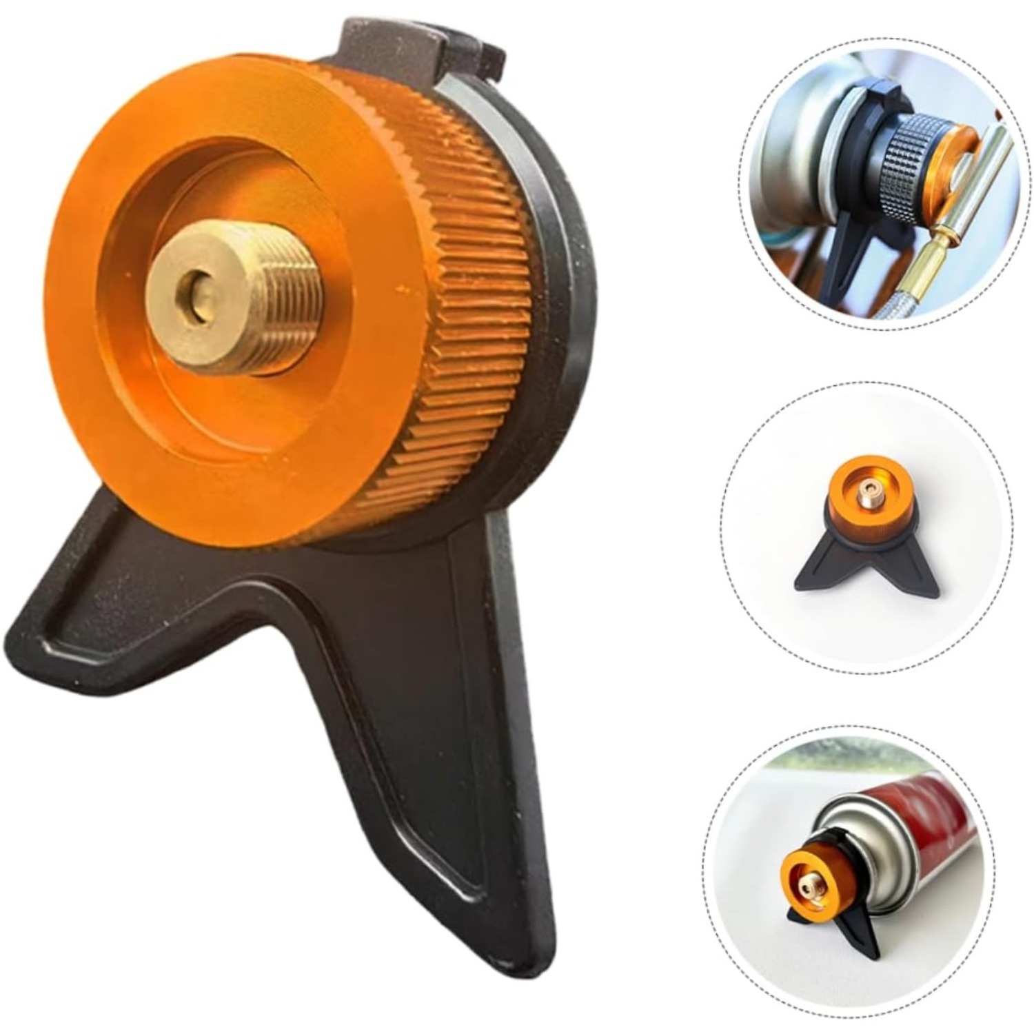 Camping Cooking Fuel - Propan-Tank-Zubehör Gastank-Adapter Campingbedarf Kleiner Propan-Konverter Gasnachfüllwerkzeug