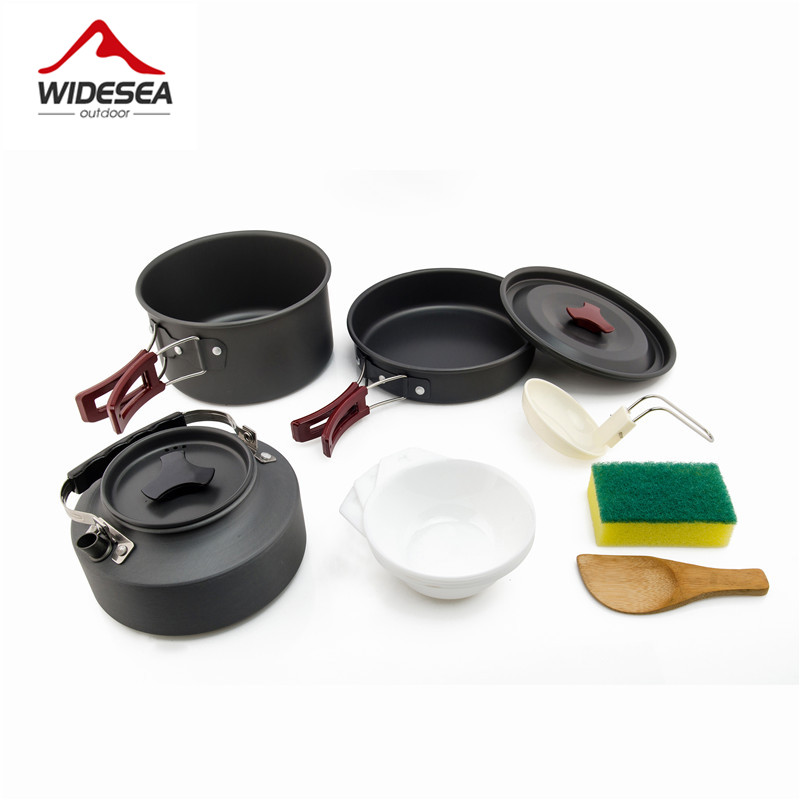 Camping Cooking Kit Box - Widesea Camping Kochgeschirr Set Im Freien