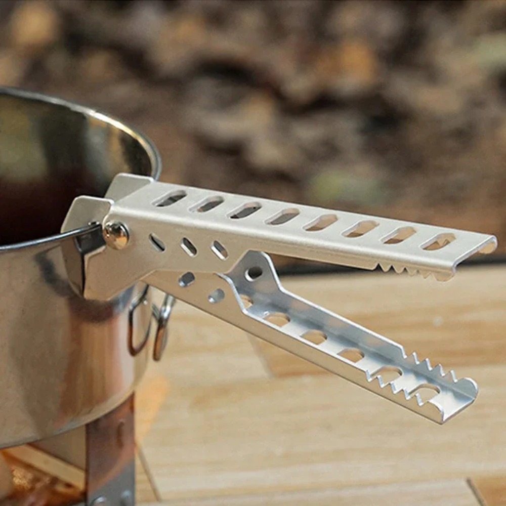 Camping Cooking Cylinder - Aluminium Anti-hot Legierung Clip Schüssel Greifer