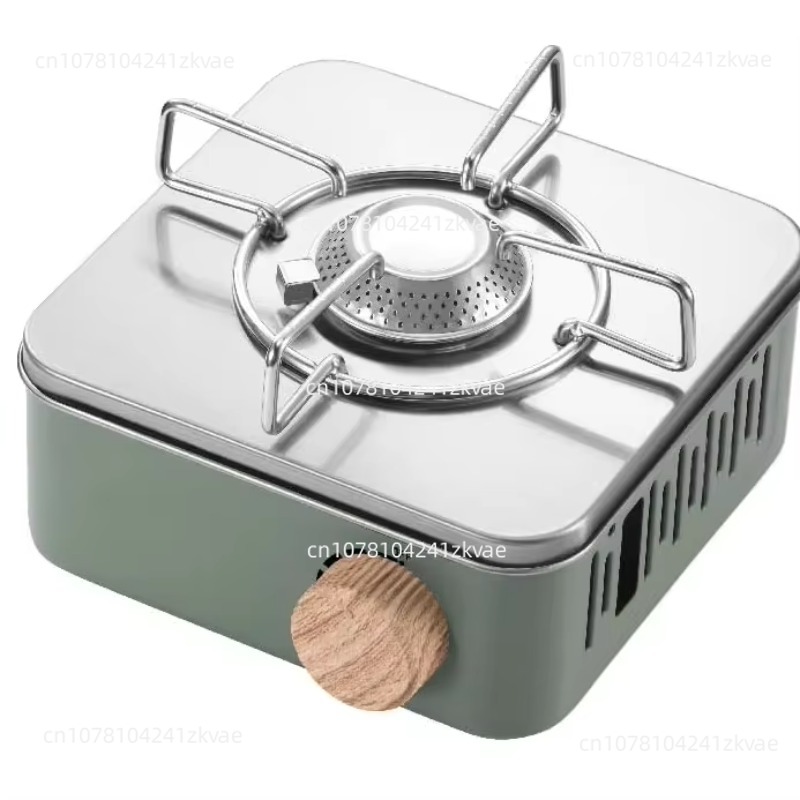 Camping Cooking Gas Stove Portable Tool - Butan-Campingkocher mit tragbarer Tasche, Kochen im
