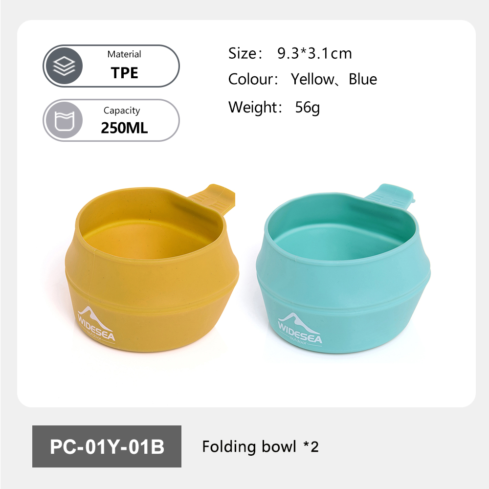 Camp Cutting Board - Widesea Camping 250 ml Weiche Falttasse