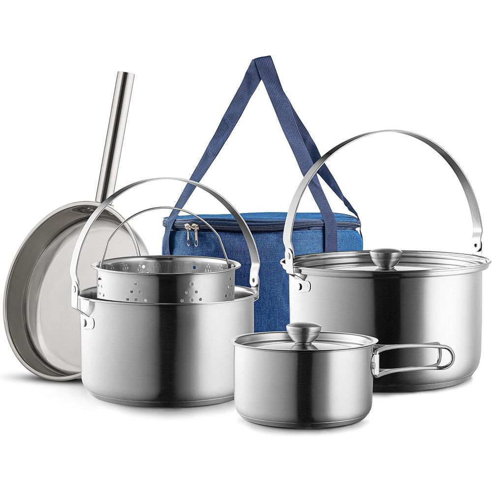 Camping-Kochgeschirr-Set 304 E – Camping Cooking Open Fire Bewertung und Preis