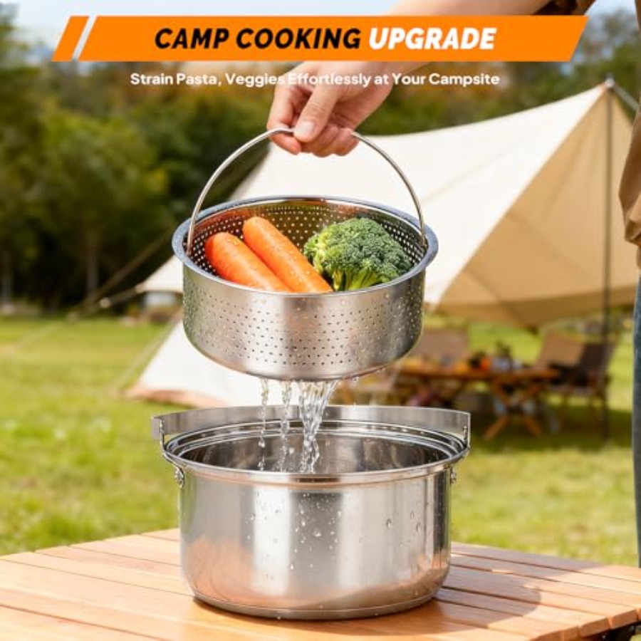 Camping-Kochgeschirr-Set, Leic – Nesting Camping Cooking Set Bewertung und Preis