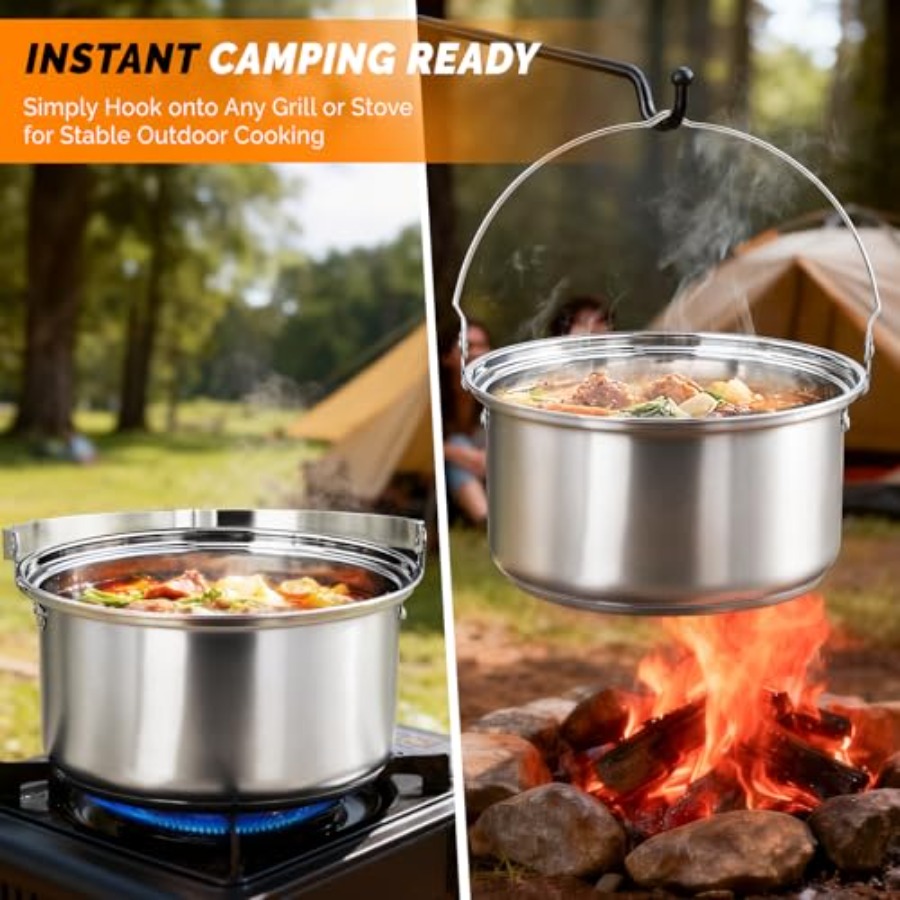 Camping-Kochgeschirr-Set, Leic – Nesting Camping Cooking Set Bewertung und Preis