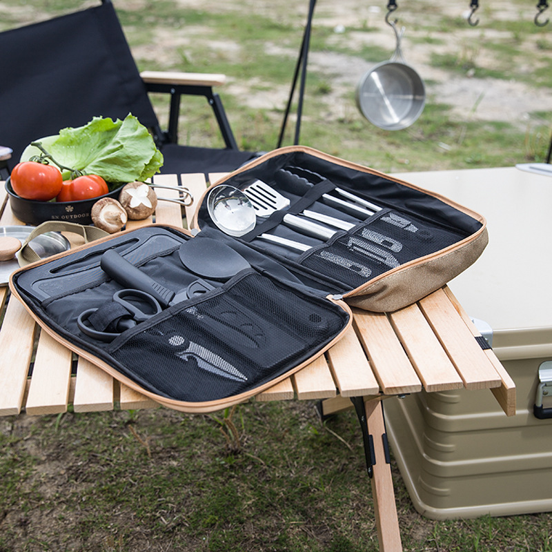 8-teiliges Camping-Kochgeschir – Camping Cooking Accessories Set Bewertung und Preis