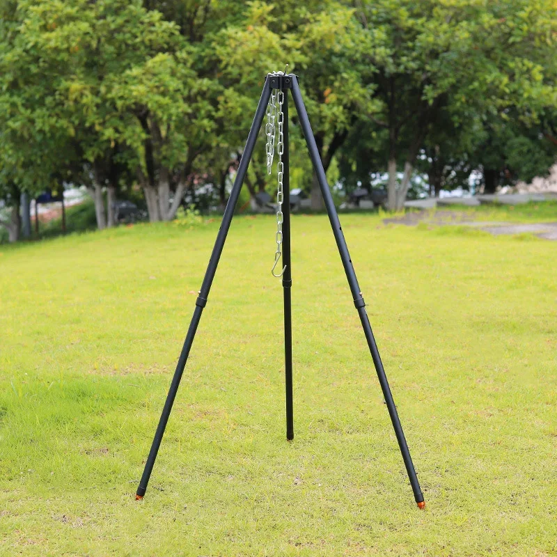 1Pc Outdoor Lagerfeuer Stativ  – Camping Cooking Pot Tripod Bewertung und Preis