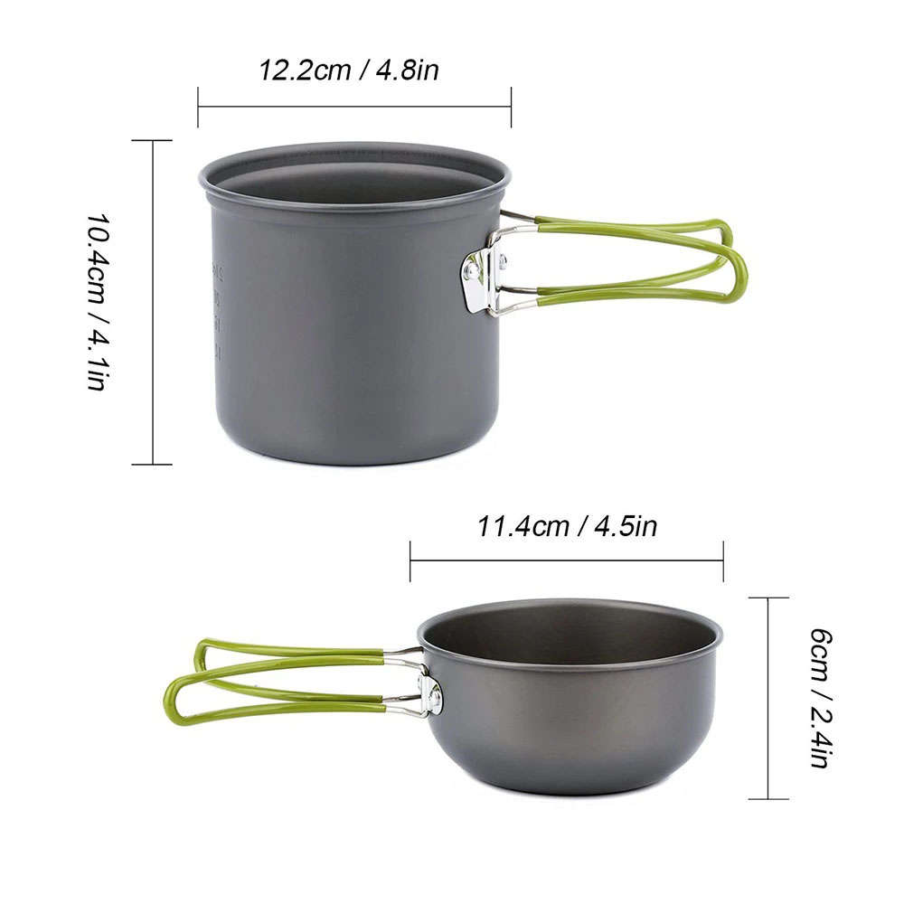 Camping-Kochgeschirr, Mess-Set – Camping Cooking Accessories Set Bewertung und Preis