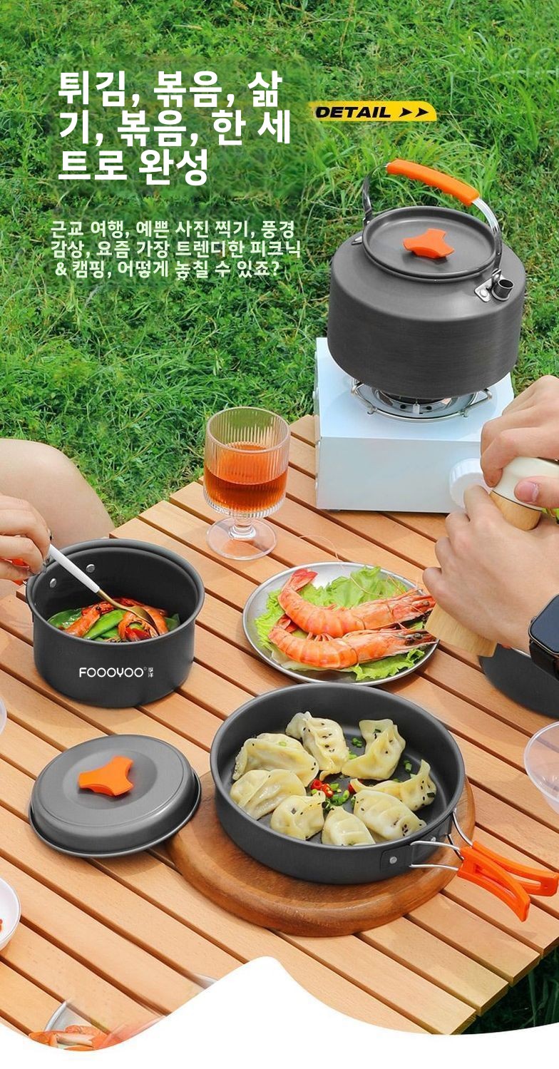 Outdoor-Camping-Kochgeschirr-S – Nesting Camping Cooking Set Bewertung und Preis