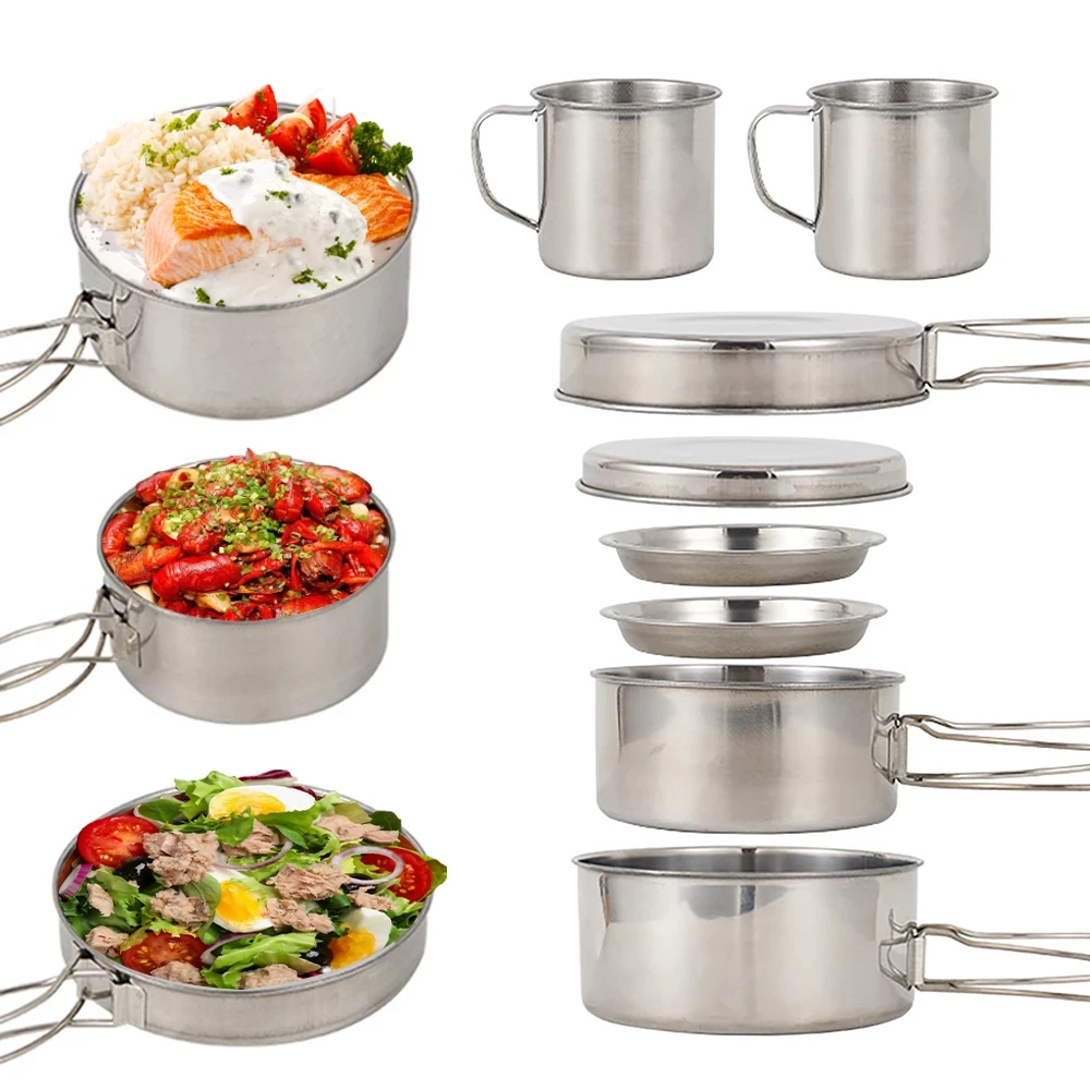 8 teile/satz Camping Kochgesch – Camping Cooking Hot Plate Bewertung und Preis