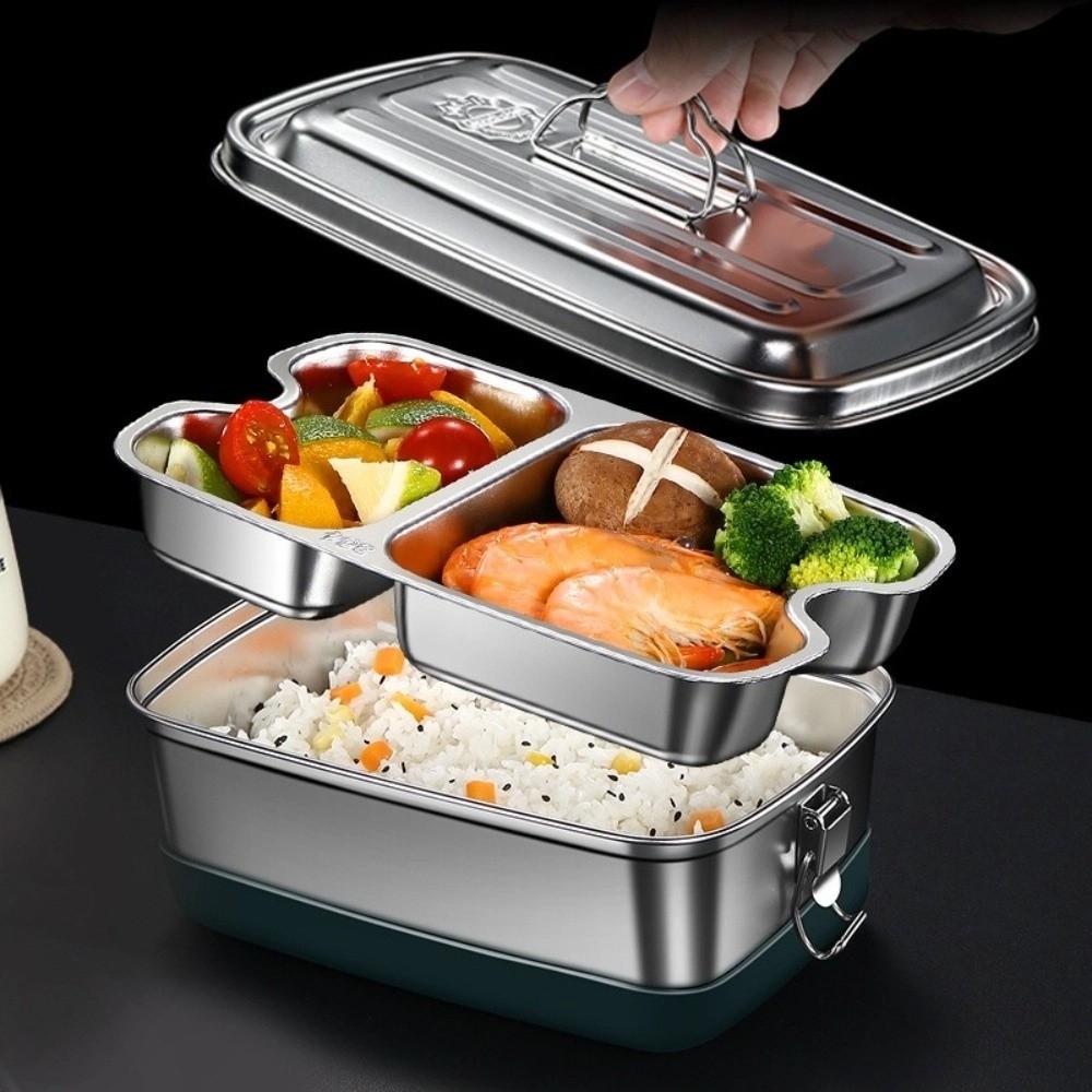Doppelschichtige Lunchbox aus  – Camping Cooking Device Bewertung und Preis