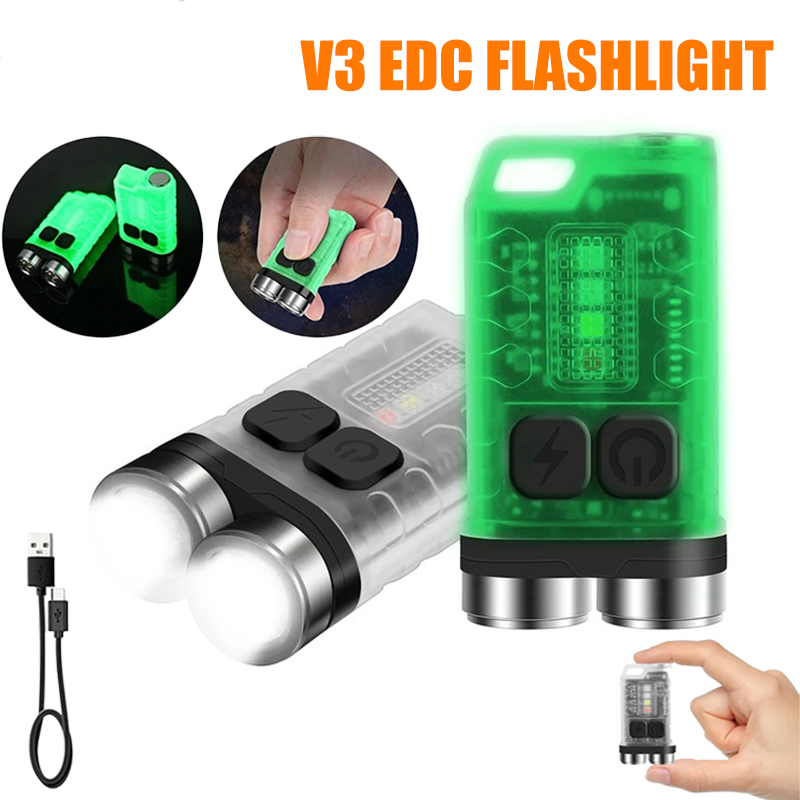 V3 EDC-Taschenlampe, Mini-Schl – Camping Cooking Fish Bewertung und Preis