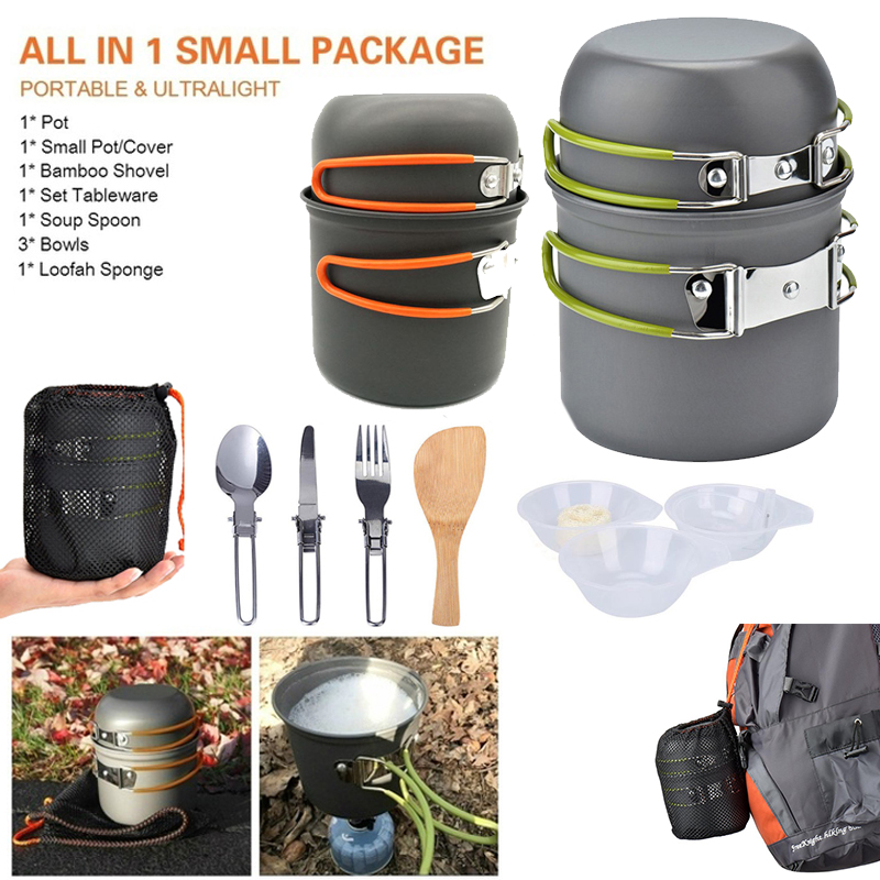 Neue Camping Topf Tragbare Out – Camping Cooking Kitchen Set Bewertung und Preis