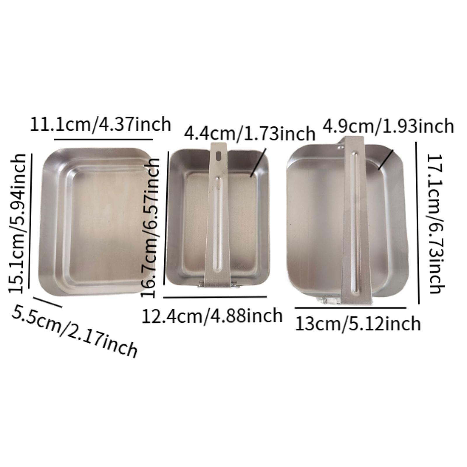 Camping-Essgeschirr Rechteckig – Camping Cooking Kit Box Bewertung und Preis