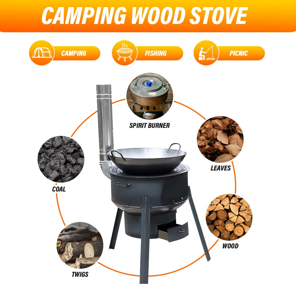 58cm Tragbarer Abnehmbarer Out – Camping Cooking Hot Plate Bewertung und Preis
