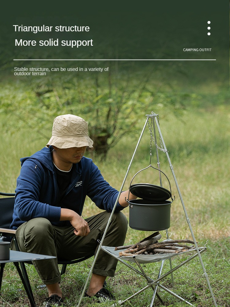 Camping Lagerfeuer Stativ trag – Camping Cooking Pot Tripod Bewertung und Preis