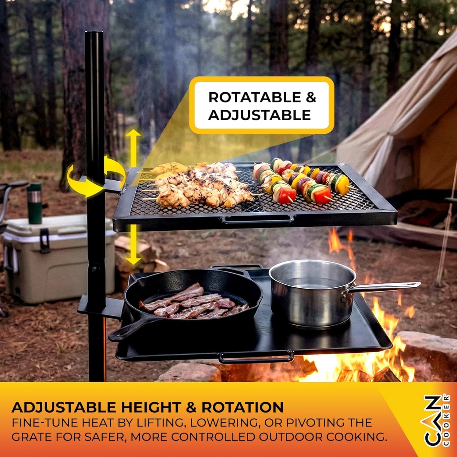 Tragbare, robuste Lagerfeuer-G – Camping Cooking Open Fire Bewertung und Preis