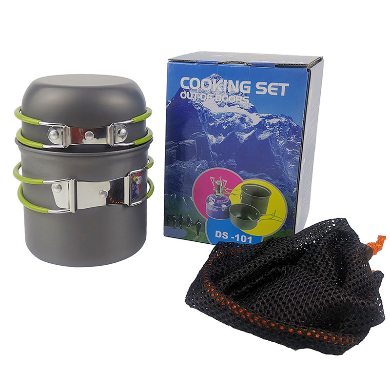Camping-Kochgeschirr-Set mit H – Camping Cooking Kit Box Bewertung und Preis