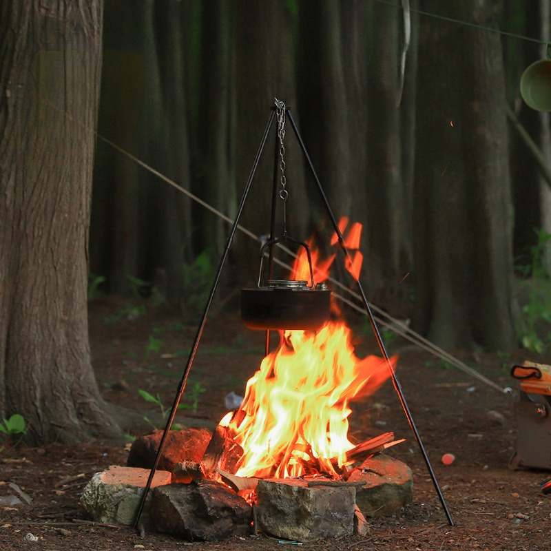 Tragbares Outdoor-Kochstativ D – Camping Cooking Pot Tripod Bewertung und Preis