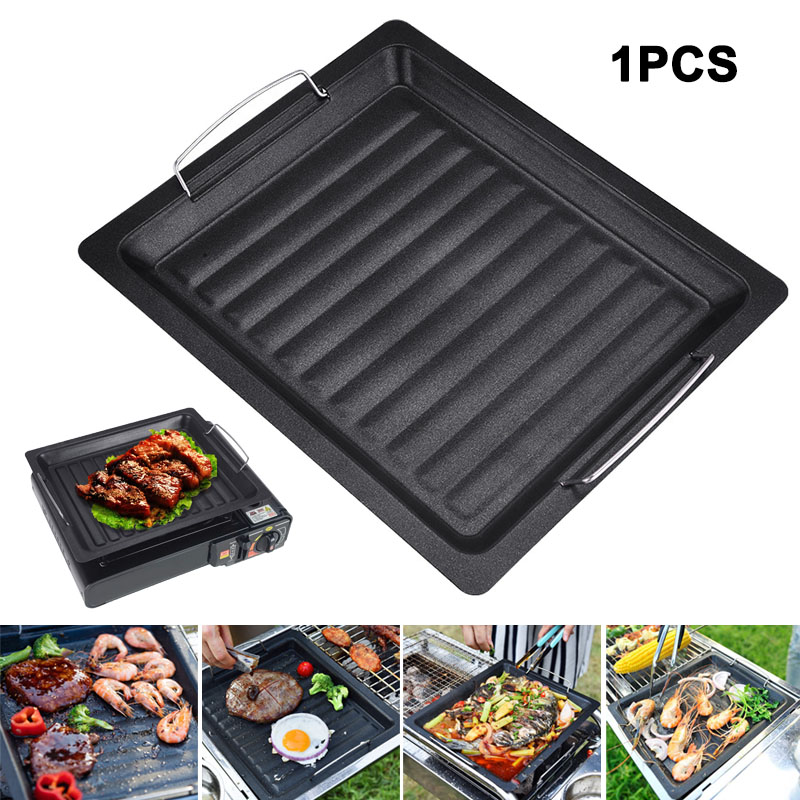 Dicke quadratische Grillpfanne – Camping Cooking Device Bewertung und Preis