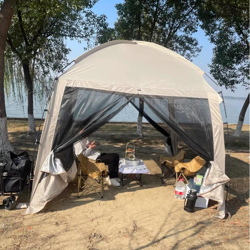 Outdoor-Sonnenschutz-Campingze – Camping Cooking Canopy Bewertung und Preis