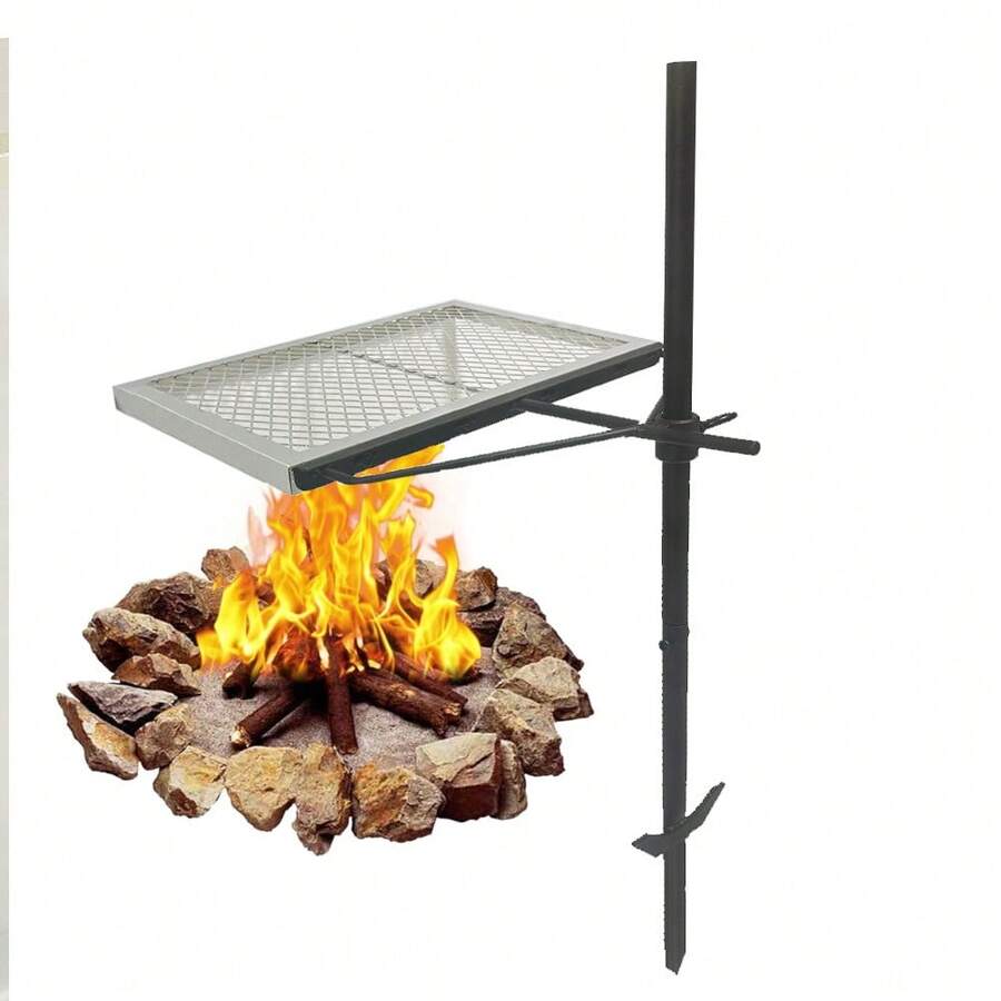 360 °   Verstellbarer, drehbar – Camping Cooking Open Fire Bewertung und Preis