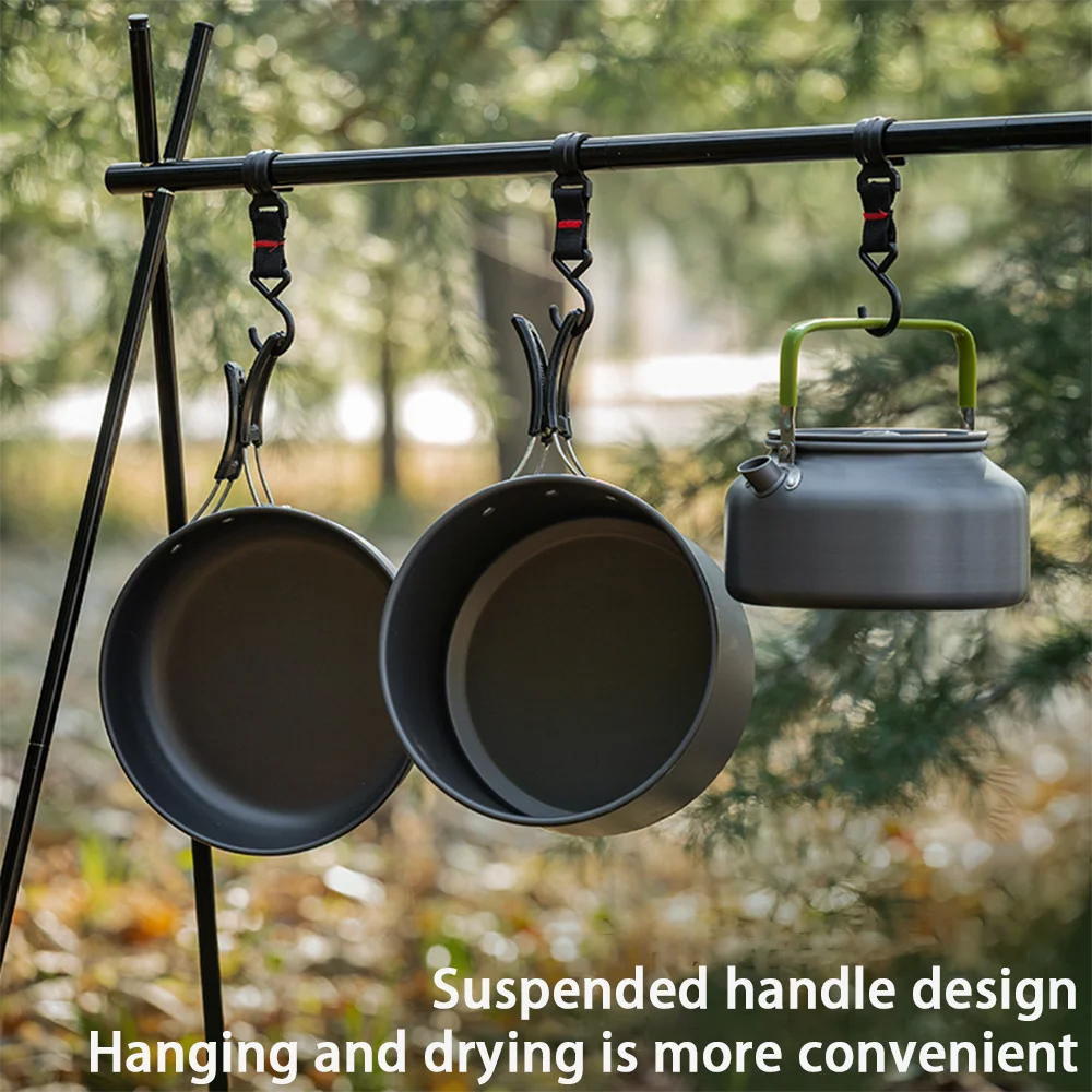 Großes Antihaft-Camping-Kochse – Nesting Camping Cooking Set Bewertung und Preis