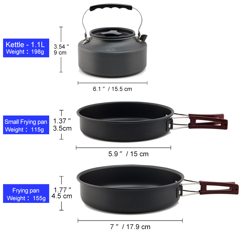 Widesea Camping Kochgeschirr S – Camping Cooking Kit Box Bewertung und Preis