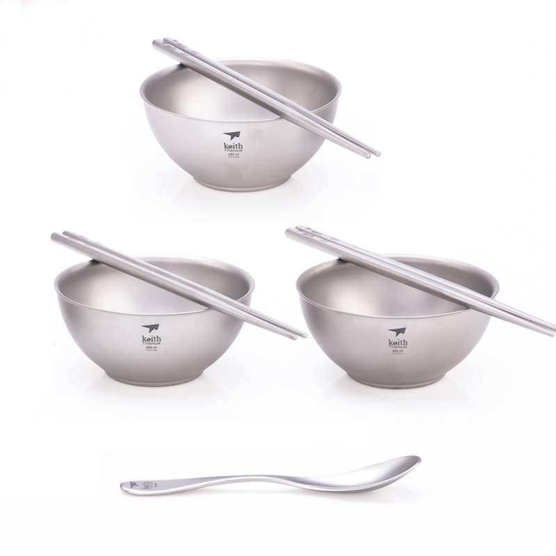 Keith Kochset, Titanschüssel,  – Camping Cooking Kit Box Bewertung und Preis