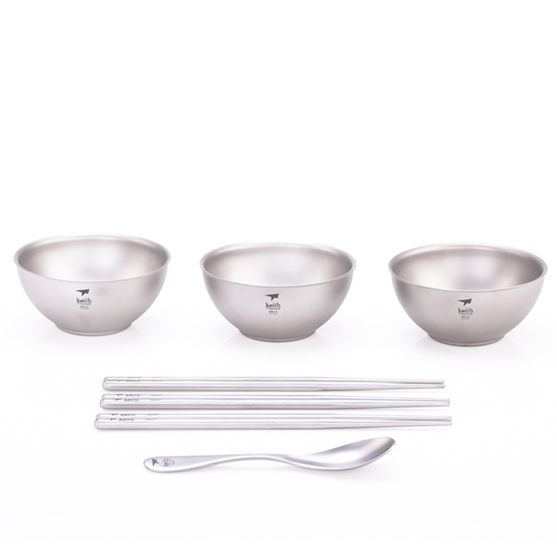 Keith Kochset, Titanschüssel,  – Camping Cooking Kit Box Bewertung und Preis