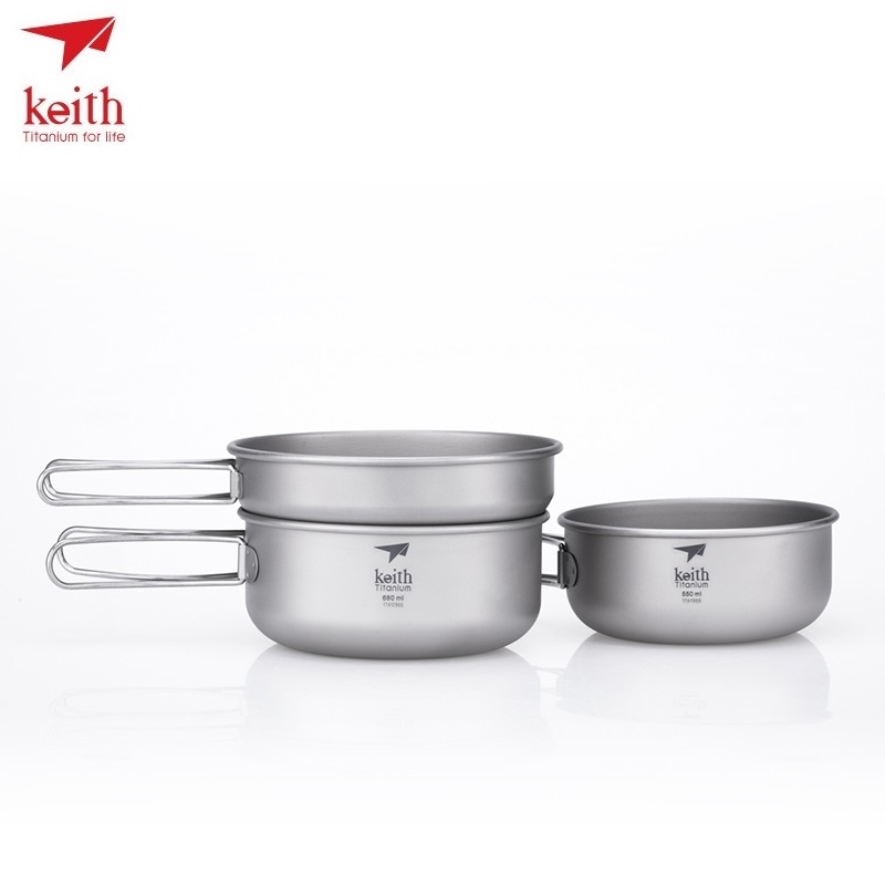 KEITH Titanium Ti6053 3-teilig – Camping Cooking Hot Plate Bewertung und Preis