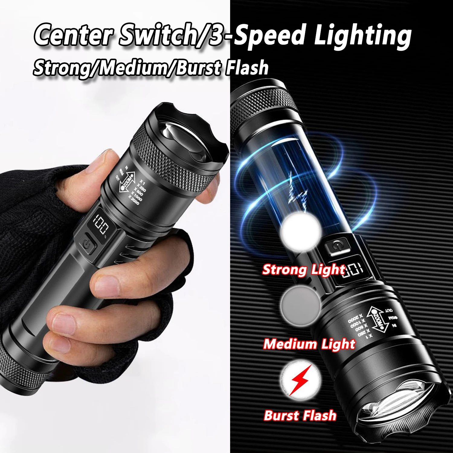 Ultrahelle LED-Taschenlampe, 2 – Camping Cooking Fish Bewertung und Preis