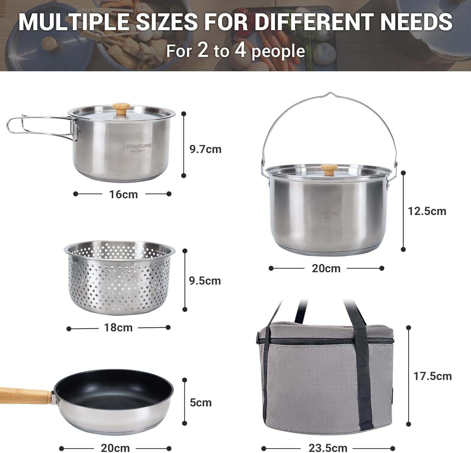 304 Edelstahl Camping-Kochgesc – Camping Cooking Kitchen Set Bewertung und Preis
