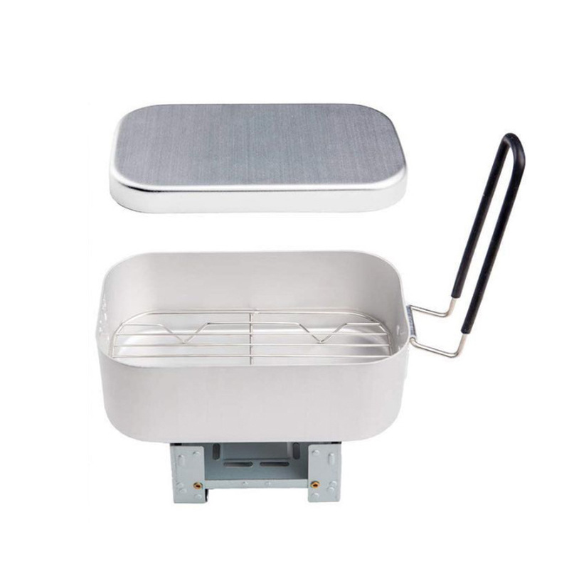 Mess Kit aus Aluminium für den – Camping Cooking Kit Box Bewertung und Preis