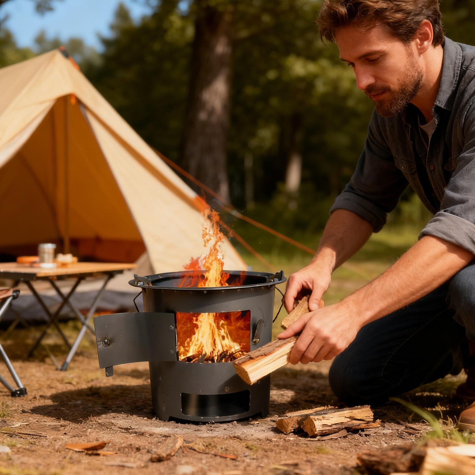 Raketenherd Camping Tragbares  – Camping Cooking Gas Stove Portable Tool Bewertung und Preis