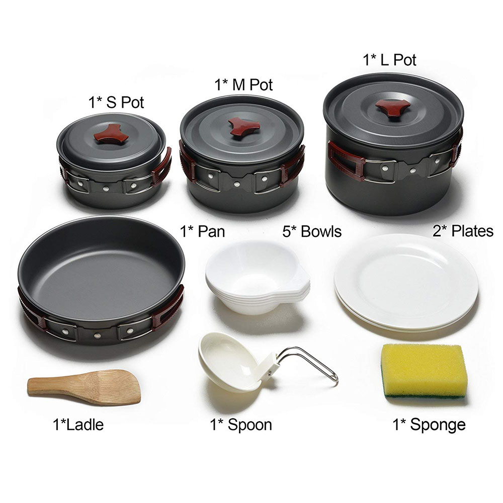 Outdoor-Camping-Kochgeschirr-S – Camping Cooking Accessories Set Bewertung und Preis