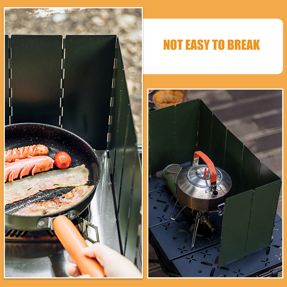 Robuste, faltbare Windschutzsc – Camping Cooking Gas Stove Portable Tool Bewertung und Preis