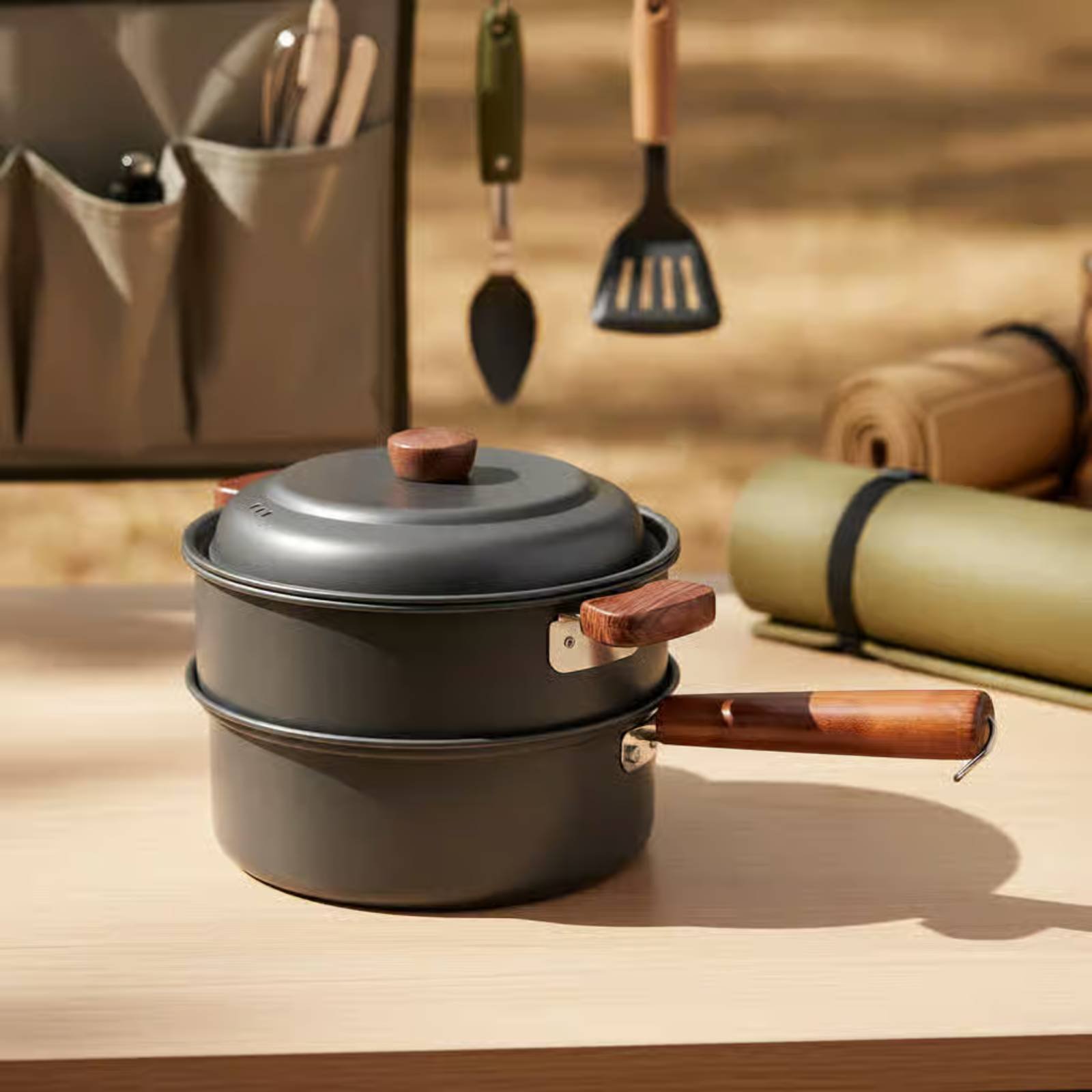 3L Outdoor-Kochtopf, leichter  – Nesting Camping Cooking Set Bewertung und Preis