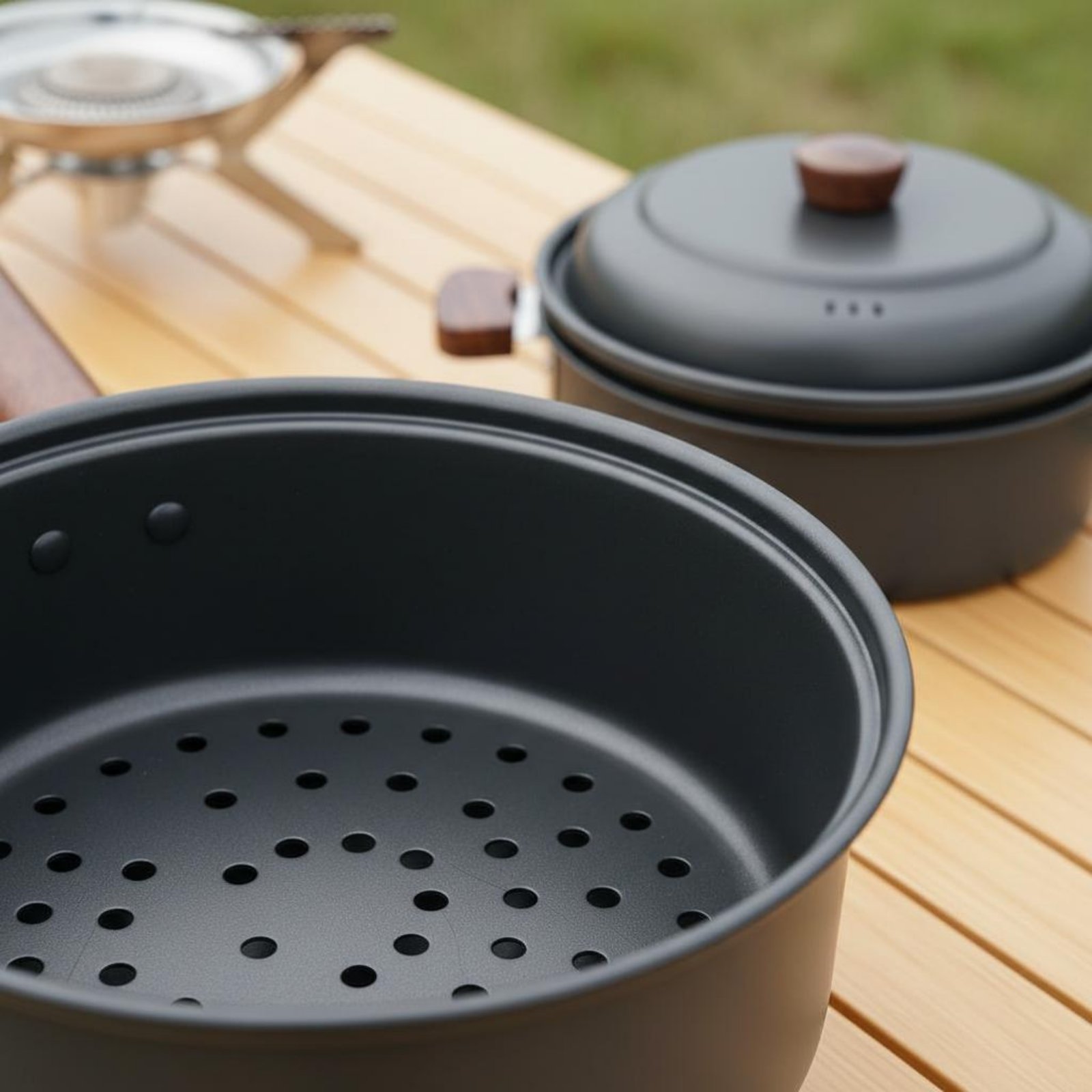 3L Outdoor-Kochtopf, leichter  – Nesting Camping Cooking Set Bewertung und Preis